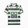 Koszulka Sporting CP 2001-2003 Retro Domowe Koszulki Piłkarskie Krótki Rękaw